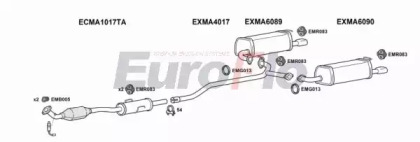 Система выпуска ОГ EuroFlo MA623 1001D